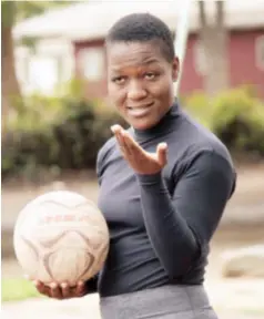  ?? ?? TAKING IT ONE STEP AT A TIME . . . GreenFuel coach Sibonginko­si Dube is satisfied with the progress her side is making in the Premier Netball League after coming second in the just-ended season