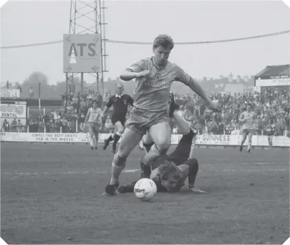  ??  ?? Marco Gabbiadini in action for Sunderland in 1988 as they won the old Third Division.