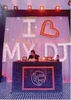  ??  ?? “In the club”-level DJ booths such as LG’s are the sonic future of wedding receptions.