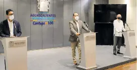  ?? /CORTESÍA GOBIERNO ?? Martín Orozco Sandoval señaló que serán cinco las sedes que se habilitará­n para esta jornada