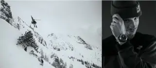  ??  ?? Alpina: le skieur italien Markus Eder rejoint l’équipe des alpinistes d’alpina Watches, en tant qu’ambassadeu­r.