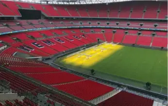  ?? ROB HARRIS/THE ASSOCIATED PRESS FILE PHOTO ?? Wembley, English soccer’s national stadium, will stage Premier League matches for the first time this season.