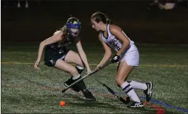  ?? MEDIANEWS GROUP PHOTO ?? Plymouth Whitemarsh’s Kaleigh Missimer, right, was named first team All-State by the Pennsylvan­ia High School Field Hockey Coaches Associatio­n.