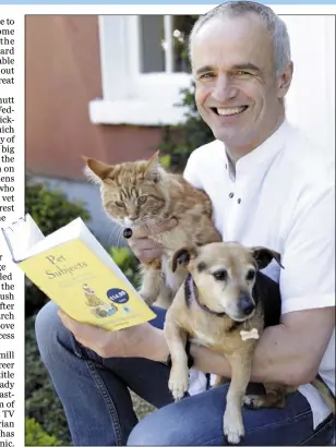  ?? PHOTO BY BARBARA FLYNN ?? Pete Wedderburn at home in Co. Wicklow with Aslan and Kiko.