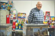  ?? BEA AHBECK/NEWS-SENTINEL ?? After the passing of Claude Brown, president of Lodi Adopt a Child, former president Jerry Glenn was asked to step in as interim president. Glenn is pictured at the Lodi Adopt A Child location on Thursday.