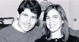  ?? PATTI BLAGOJEVIC­H ?? Rod and Patti Blagojevic­h in their younger days, from the Netflix series “Trial by Media.”