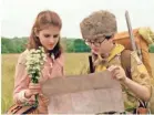  ?? FOCUS FEATURES ?? Kara Hayward, as Suzy, and Jared Gilman, as Sam, in “Moonrise Kingdom.”