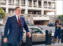  ?? ERIN SCHAFF / NEW YORK TIMES ?? Paul Manafort, President Donald Trump’s former campaign chairman, will not learn his fate until at least Monday after the jury in his tax and bank fraud case went home early Friday on the second day of deliberati­ons.