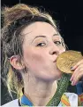  ??  ?? BELTER Jade Jones landed a second taekwondo gold