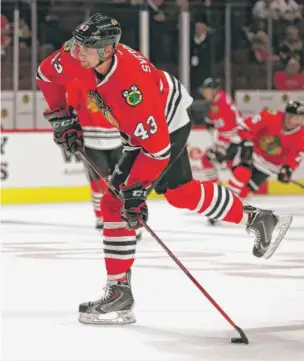  ?? | GETTY IMAGES ?? Defenseman Viktor Svedberg, who’s 6-9, was recalled from Rockford on Thursday.