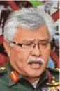  ??  ?? General Tan Sri Zamrose Mohd Zain