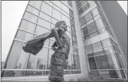  ?? NWA Democrat-Gazette/BEN GOFF • @NWABENGOFF ?? A statue stands outside March 8 at Arkansas Children’s Northwest in Springdale.