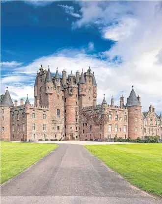  ??  ?? Glamis Castle makes the perfect venue for your wedding.