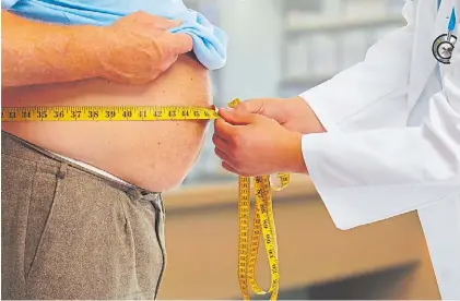  ?? SHUTTERSTO­CK ?? Indicador. El sobrepeso y la obesidad tienen una clara influencia sobre la salud cardíaca.