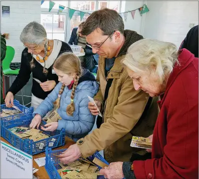  ??  ?? LET IT GROW: Go shopping for seeds at a community swapping event run by gardening clubs