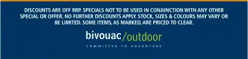  ??  ?? DISCOUNTS ARE OFF RRP. SPECIALS NOT TO BE USED IN CONJUNCTIO­N WITH ANY OTHER SPECIAL OR OFFER. NO FURTHER DISCOUNTS APPLY. STOCK, SIZES & COLOURS MAY VARY OR BE LIMITED. SOME ITEMS, AS MARKED, ARE PRICED TO CLEAR.