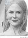  ?? FOTOS: EFE ?? Nicole Kidman en este año.