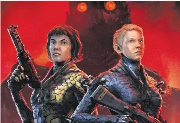  ??  ?? Der Ego-Shooter «Wolfenstei­n: Youngblood» beschreite­t mit zwei weiblichen Hauptfigur­en neue Wege.