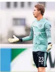  ??  ?? Frederik Rönnow gibt sein Heimspiel-Debüt für Schalke.