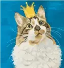  ?? ?? Sarah Mclaughlin, “King Russell,” oil on canvas at West Annapolis Artwork