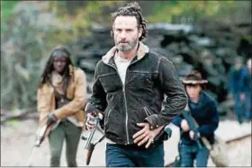  ?? PHOTO COURTESY OF AMC ?? Andrew Lincoln as Rick Grimes in “The Walking Dead.”