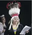  ?? ADRIAN WYLD, THE CANADIAN PRESS ?? National Chief of the Assembly of First Nations Cindy Woodhouse Nepinak.