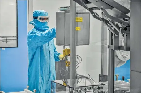  ??  ?? Sinergium Biotech invirtió 50 mdd en la planta de Garín para producir la vacuna contra el neumococo. Tiene 20,000 m2 y una capacidad anual de 30 millones de vacunas.