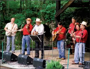  ??  ?? The Cumberland Mountain Band will return to the Ray Brown Memorial Stage for this weekend’s Coke Ovens Bluegrass Festival in Dunlap. Core members of the band are Edward R. Brown (lead and harmony vocals, banjo, guitar, harmonica), Billy Gaston (lead...