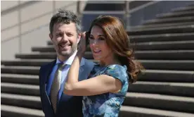  ?? ?? Crown Prince Frederik and Crown Princess Mary in Sydney, where they met during the 2000 Olympics on a warm night at the Slip Inn. Photograph: Dean Lewins/AAP