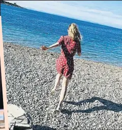  ?? LILYJAMESO­FFICIAL/INSTAGRAM ?? La actriz Lily James en Croacia, donde se rodó Mamma Mia 2