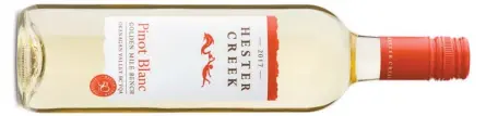  ??  ?? Hester Creek 2017 Pinot Blanc ($18)
