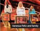  ??  ?? Vanessa Feltz and family