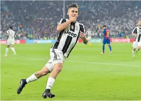  ??  ?? Dybala y Juve. El campeón italiano quiere volver a tocar la Copa.