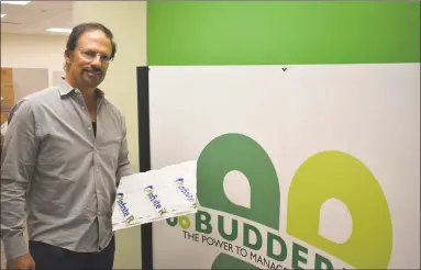  ?? Alexander Soule / Hearst Connecticu­t Media ?? Budderfly CEO Al Subbloie at the company’s Shelton headquarte­rs in September. The company secured $55 million from backers in the second quarter.