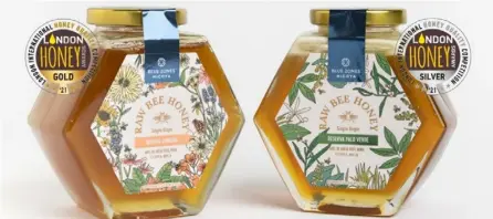  ?? CoRTesÍA ?? La miel Raw Bee Honey, un producto completame­nte puro, fue galardonad­o por su gran calidad.