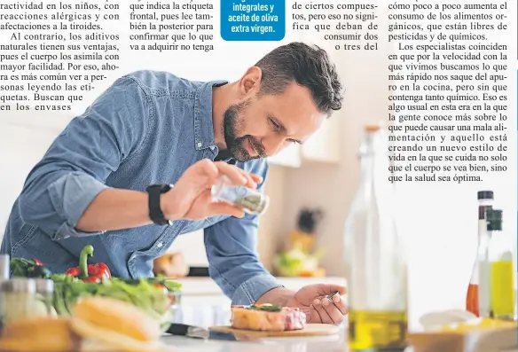  ??  ?? LA DIETA
La Mediterrán­ea fue elegida la mejor entre 41 dietas de 2019 por US News and World Report. Se basa en frutas, verduras, granos integrales y aceite de oliva extra virgen.