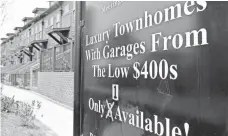  ?? CHUCK BURTON, AP ?? The sales pace has been slowed by a low supply of homes.