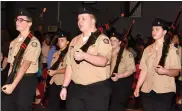  ?? ?? Boyertown Area NJROTC at the Boyertown Halloween Parade.