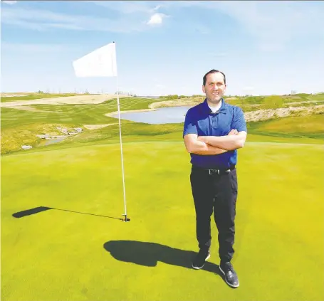  ?? DARREN MAKOWICHUK ?? Barry Ehlert’s decade-old dream to open the Mickelson National Golf Club in the community of Harmony is now a reality.