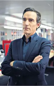  ??  ?? Oleaginous: Ben Chaplin stars as editor Duncan Allen