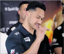  ??  ?? Junior Fa (left) and Joseph Parker have a new date.