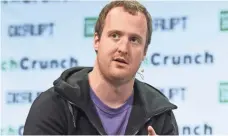  ?? NOAM GALAI GETTY IMAGES FOR TECHCRUNCH ?? Kik founder and CEO Ted Livingston, 29, likes the company’s position in the burgeoning chat bot market.