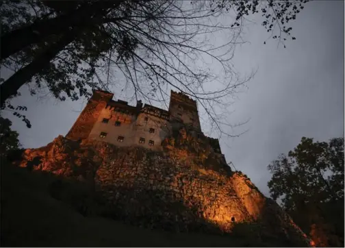  ?? ANDREEA ALEXANDRU, THE ASSOCIATED PRESS ?? Bran Castle is popularly known as Dracula’s castle because of its connection to the cruel real-life prince Vlad the Impaler.