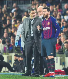  ?? FOTO: MANEL MONTILLA ?? Messi jugó la media hora final Valverde lo reservó de entrada