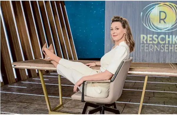  ?? ?? „Reschke Fernsehen“sei nur ein Zusatzange­bot, sagt Anja Reschke. Am 2. Februar präsentier­t sie erstmals ihre neue Late-night-show.