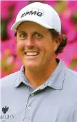  ??  ?? Decent bet: Mickelson