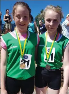  ??  ?? Milltown/Listry medallist in 1,500m and hurdles