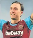  ??  ?? Mark Noble
“I don’t think it was a penalty in the first half but you have to get on with it and we ended up losing the game,” Noble said.
“These games are tough but we didn’t play well. They played well and deserved it.”