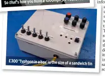  ??  ?? £300 ‘Typhoon in a box’ is the size of a sandwich tin