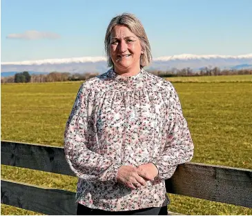  ?? AIMAN AMERUL MUNER/STUFF ?? Businesswo­man Michelle Pye says her experience through her work on various boards and committees will help her if she is successful in her bid for a place on the Pleasant Point-Temuka ward of the Timaru District Council.